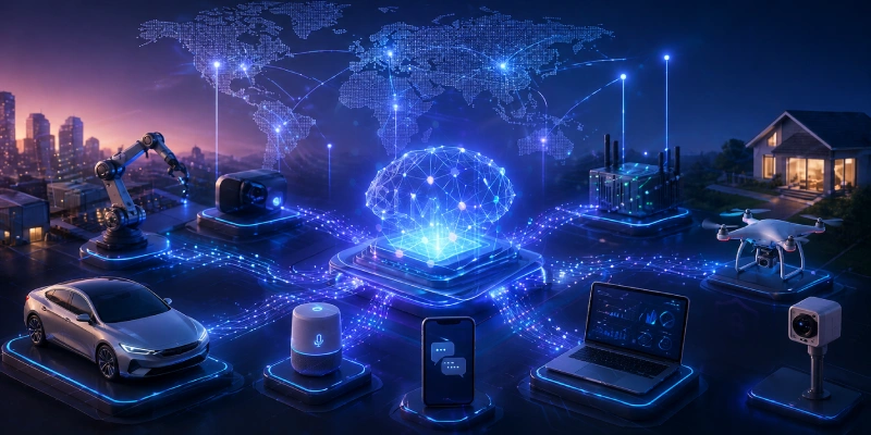 Edge AI deployment with compact neural processing units in modern data infrastructure